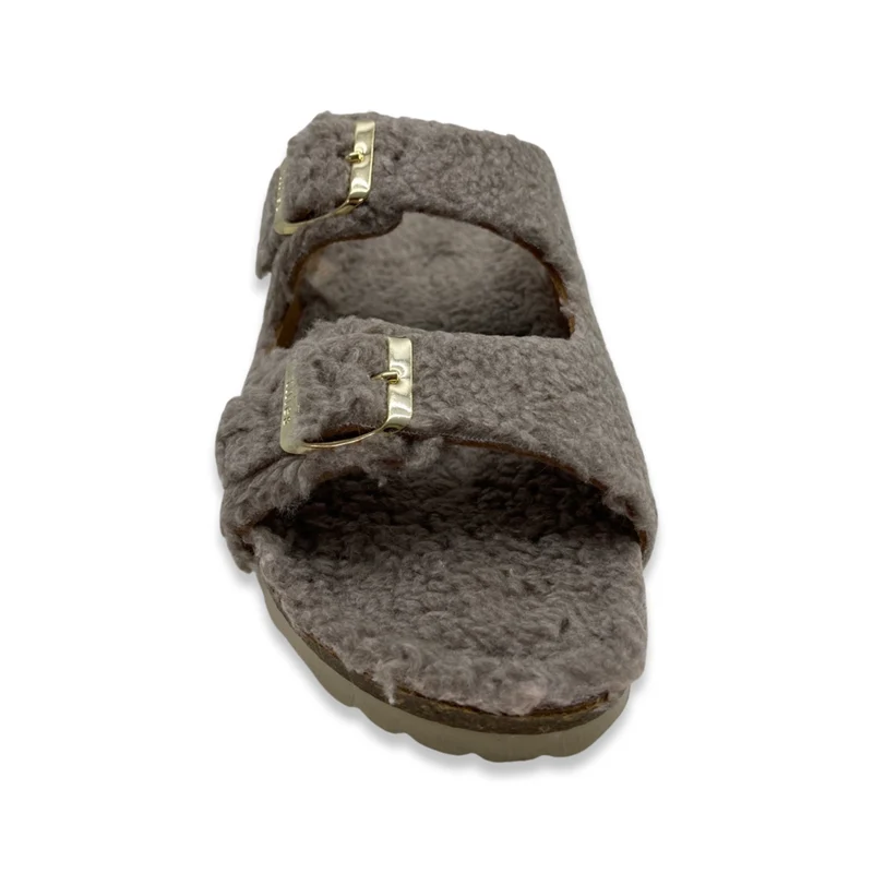 thies 1856 ® Eco Teddy Sandal vegan taupe