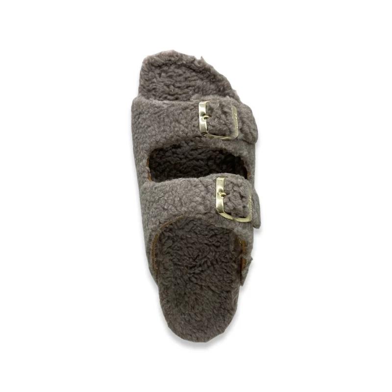 thies 1856 ® Eco Teddy Sandal vegan taupe