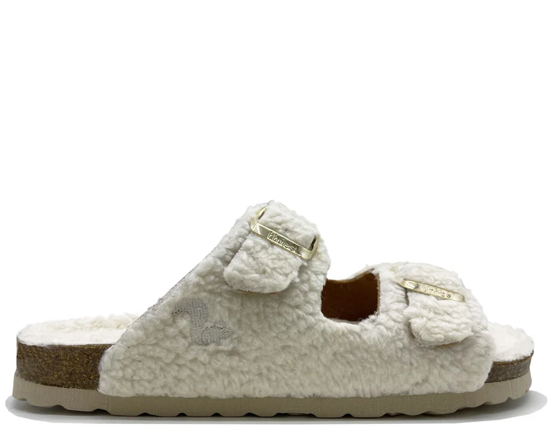 thies 1856 ® Eco Teddy Sandal vegan off white