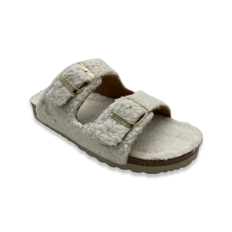 thies 1856 ® Eco Teddy Sandal vegan off white