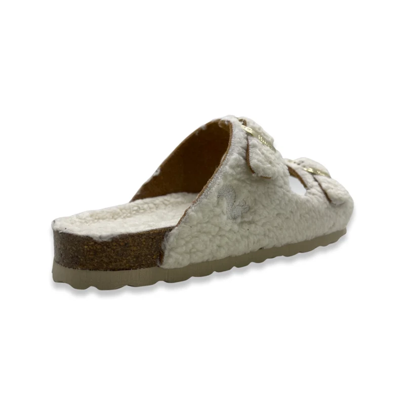 thies 1856 ® Eco Teddy Sandal vegan off white