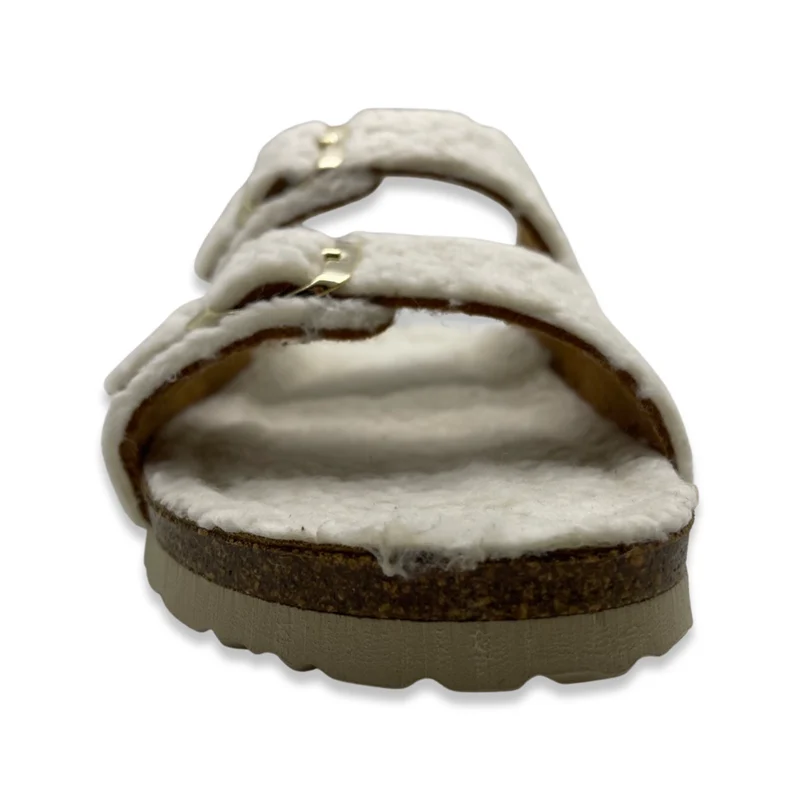 thies 1856 ® Eco Teddy Sandal vegan off white