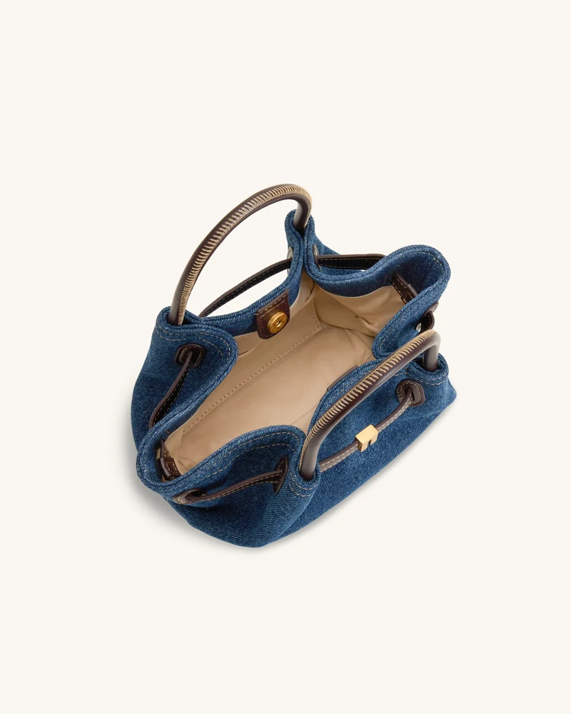 Hana Mini-Shopper - Blaues Denim