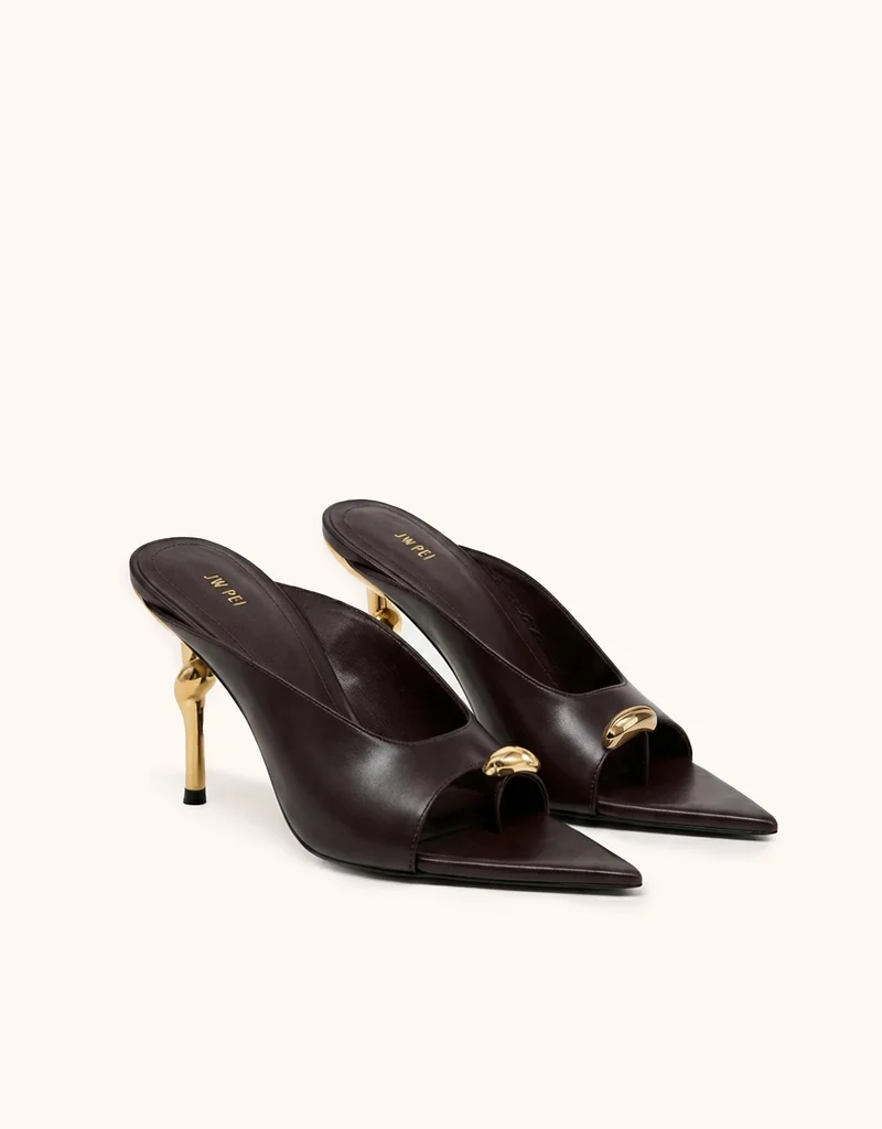 Noemi Spitze Mule-Heels - Burgund