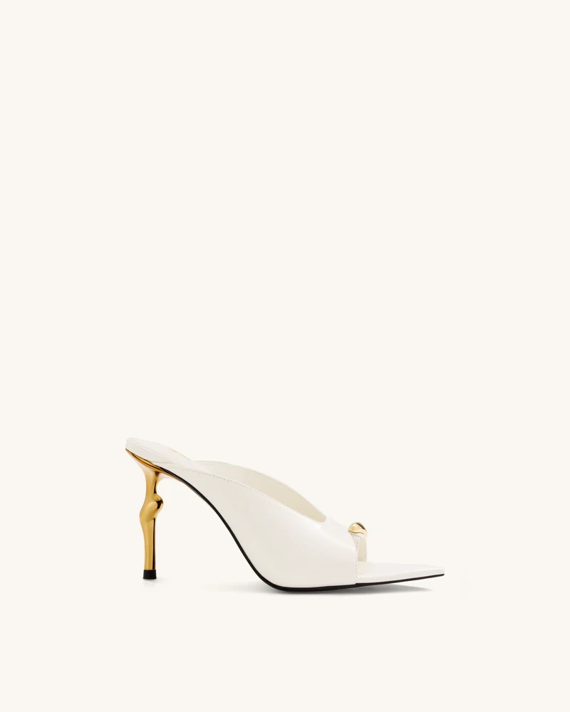 Noemi Spitze Mule-Heels - Weiß