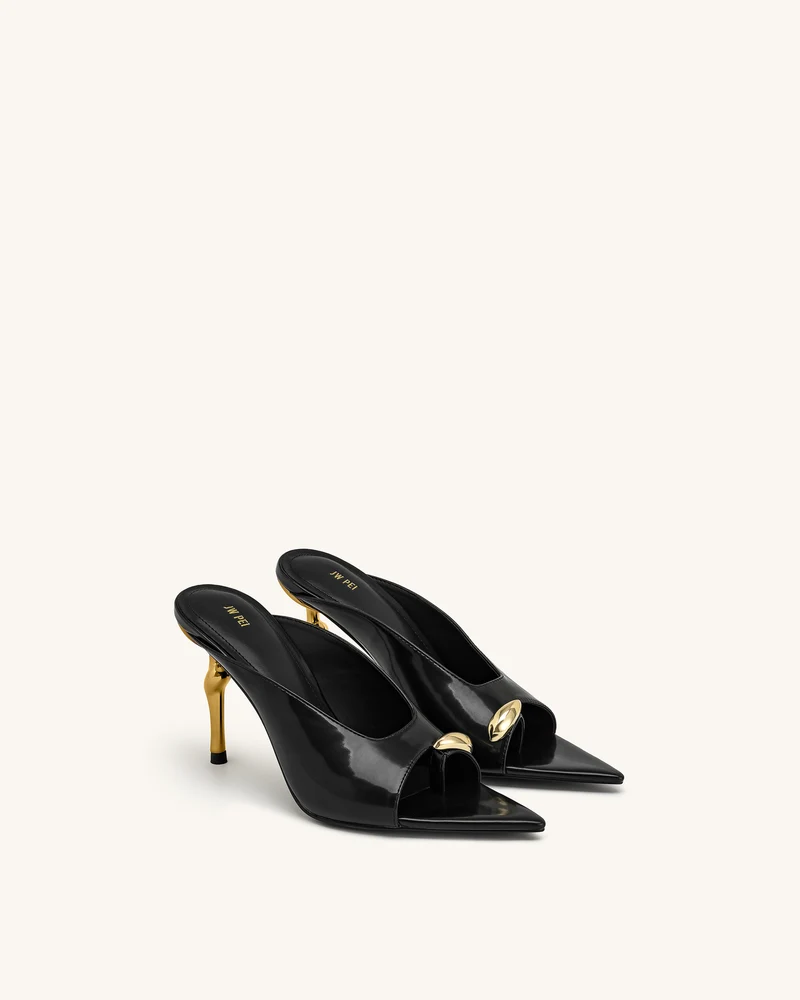 Noemi Spitze Mule-Heels - Schwarz