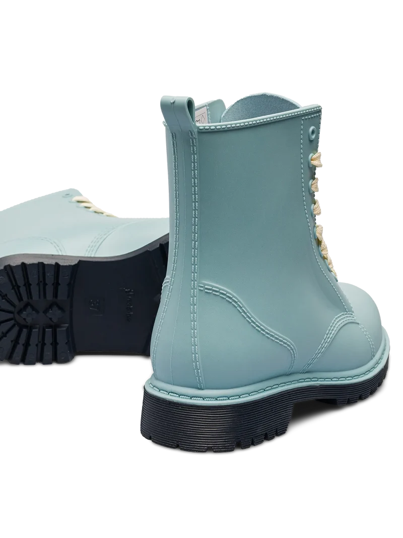 Stahlblaue Regenstiefel für Frauen