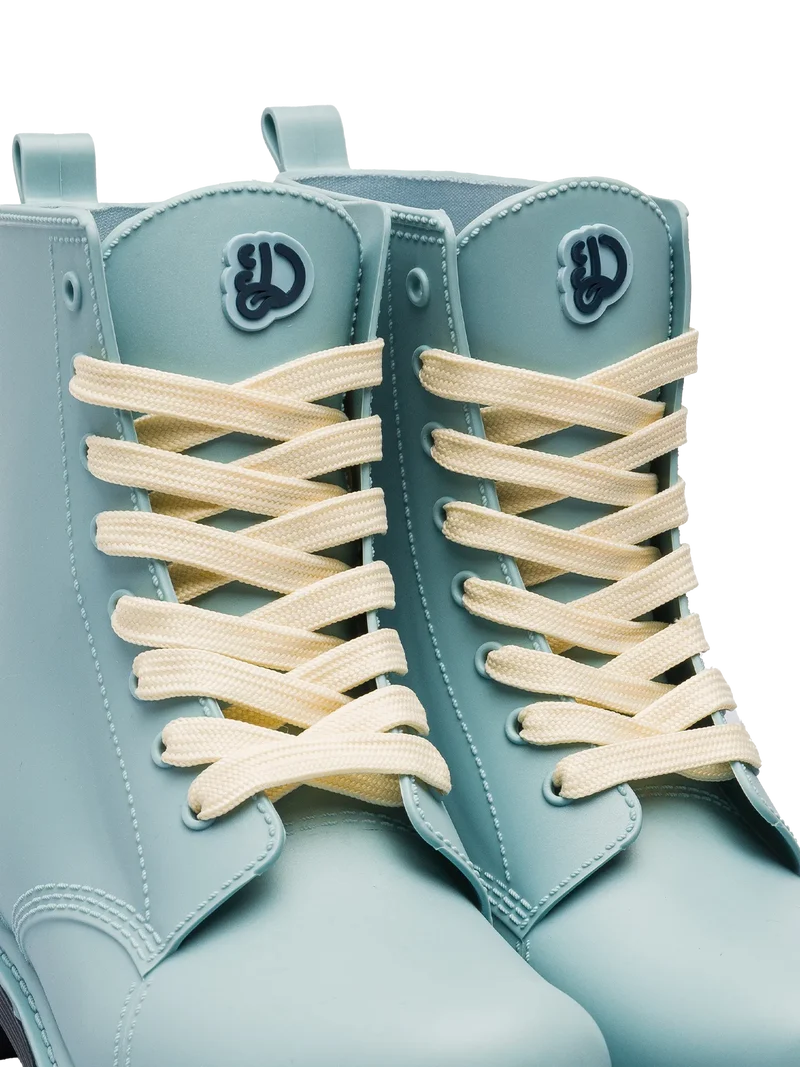 Stahlblaue Regenstiefel für Frauen