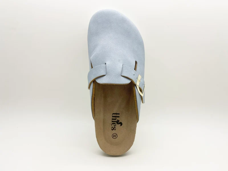 thies 1856 ® Eco Bio Clog vegan sky blue