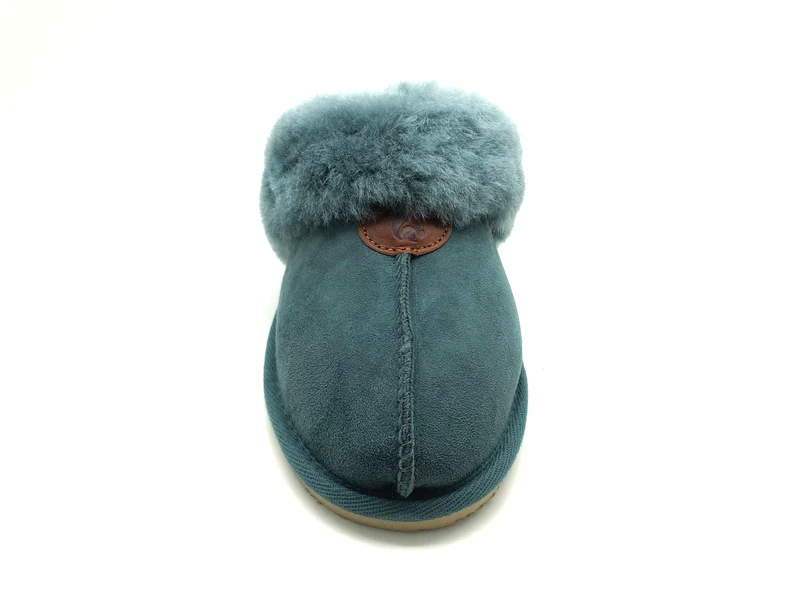 thies 1856 ® Sheepskin Slipper petrol