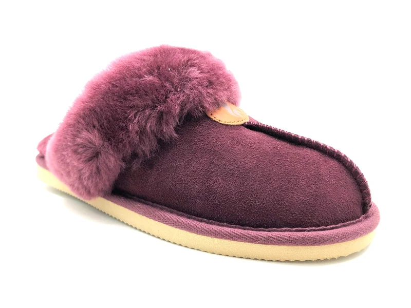 thies 1856 ® Sheepskin Slipper granate