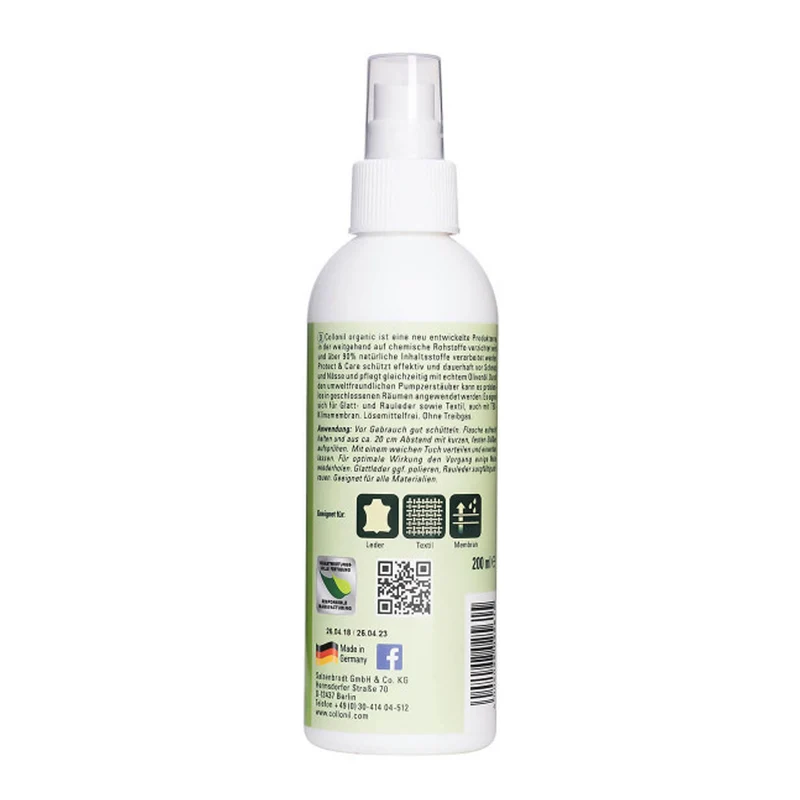 Collonil Organic Cover Spray 200 ml vegan
