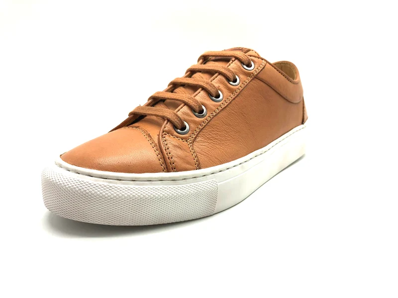 thies ® Olivenleder ® Sneakers biscotto