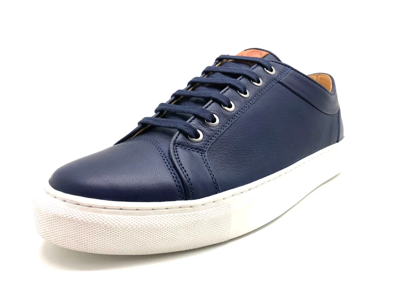 thies ® Olivenleder ® Sneakers navy