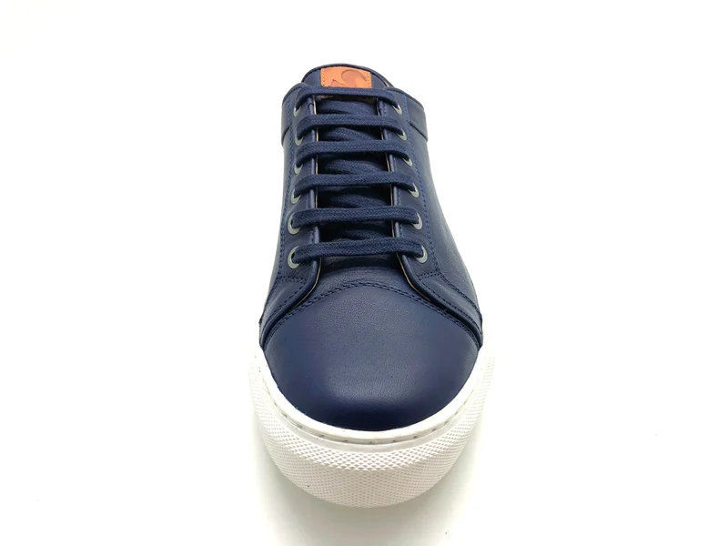 thies ® Olivenleder ® Sneakers navy