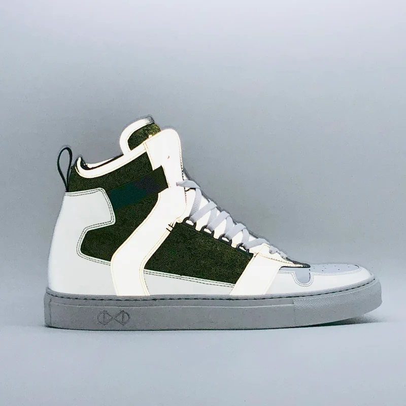 nat-2™ Moss Cube white green reflective