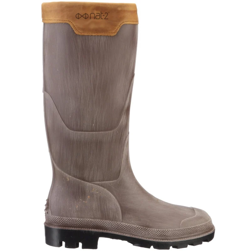 nat-2™ Rugged Prime Bully grey brown | 100% waterproof rainboots