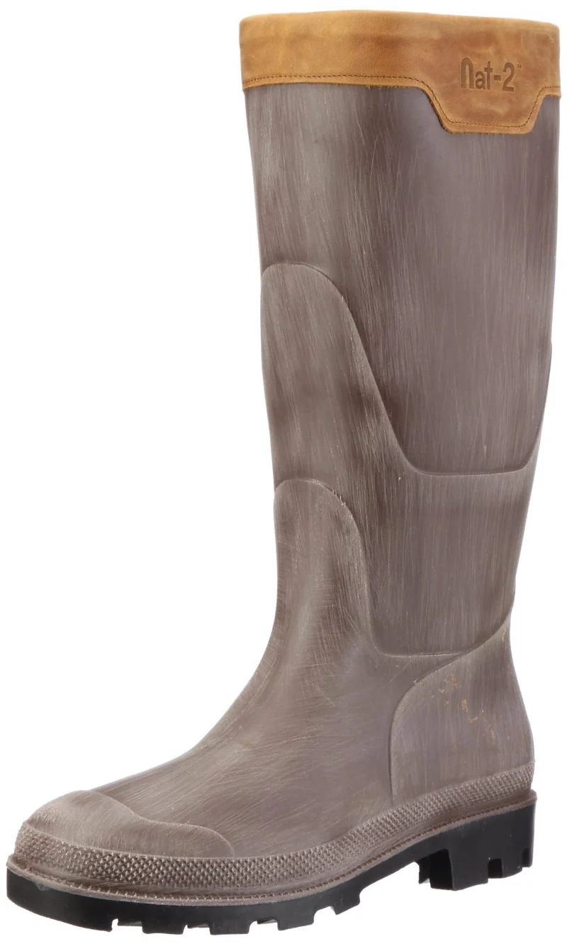 nat-2™ Rugged Prime Bully grey brown | 100% waterproof rainboots