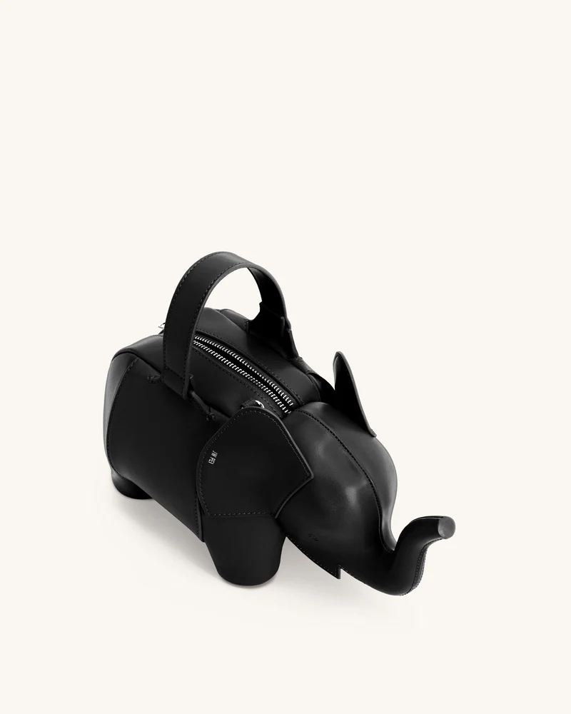 Claire Handtasche in Elefantenform - Schwarz