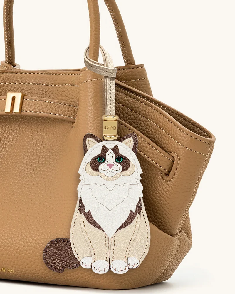 Bag Charm Ragdoll-Katze - Beige