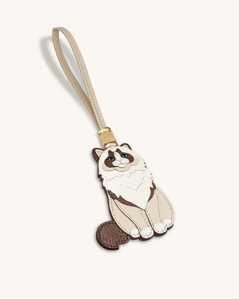 Bag Charm Ragdoll-Katze - Beige
