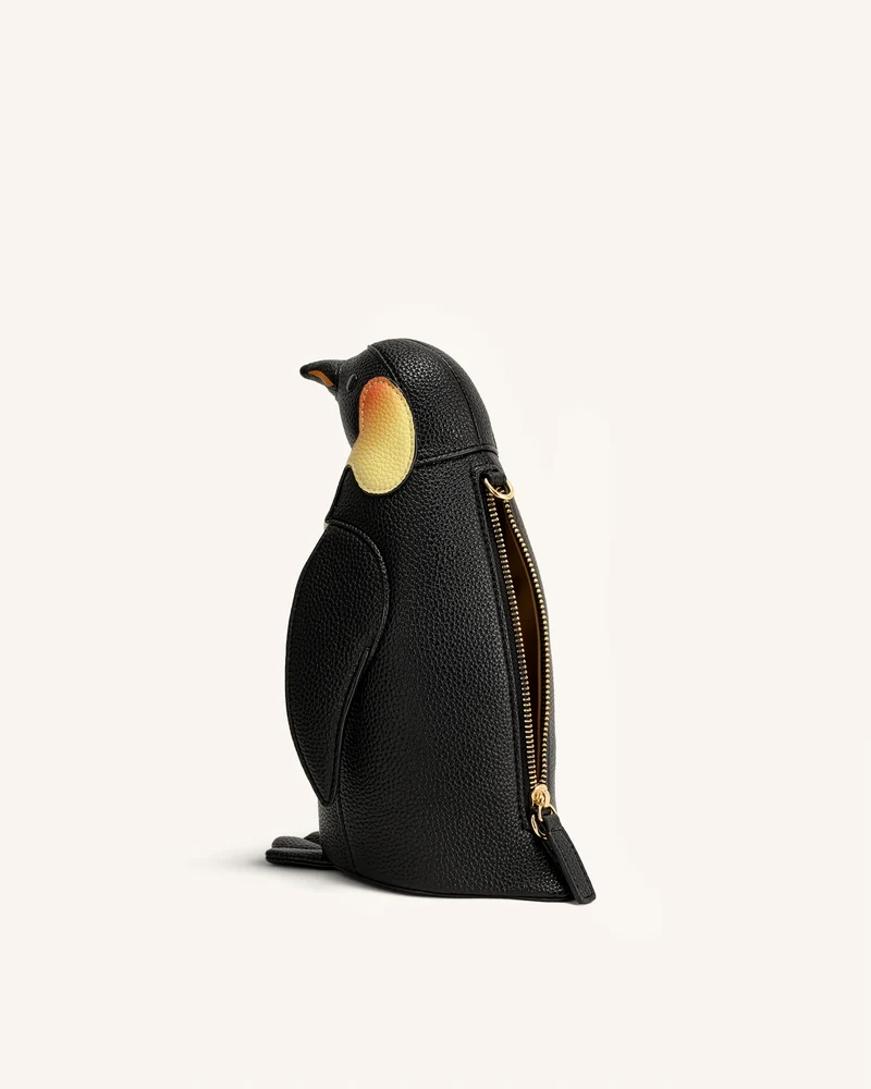 Pia Pinguin Umhängetasche - Schwarz