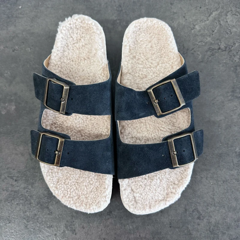 Espadrij l´originale Sandalette "AMI VELOUR TEDDY NEW"