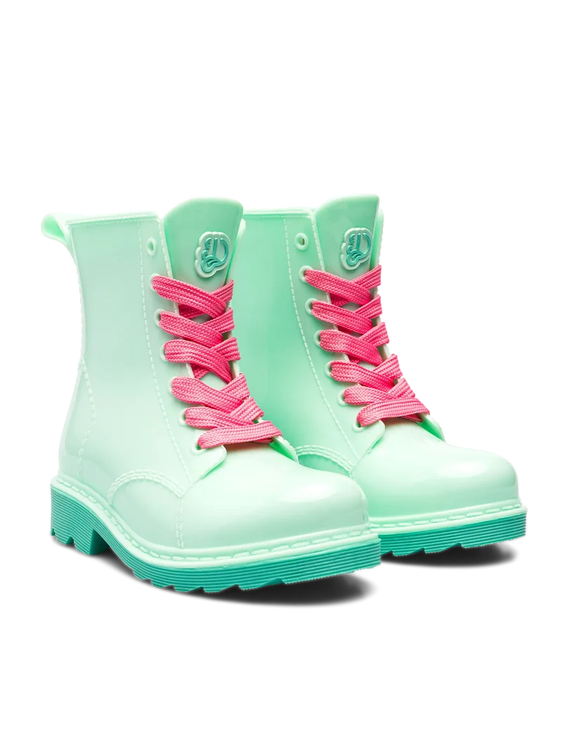 Helle Minze Regenstiefel für Kinder