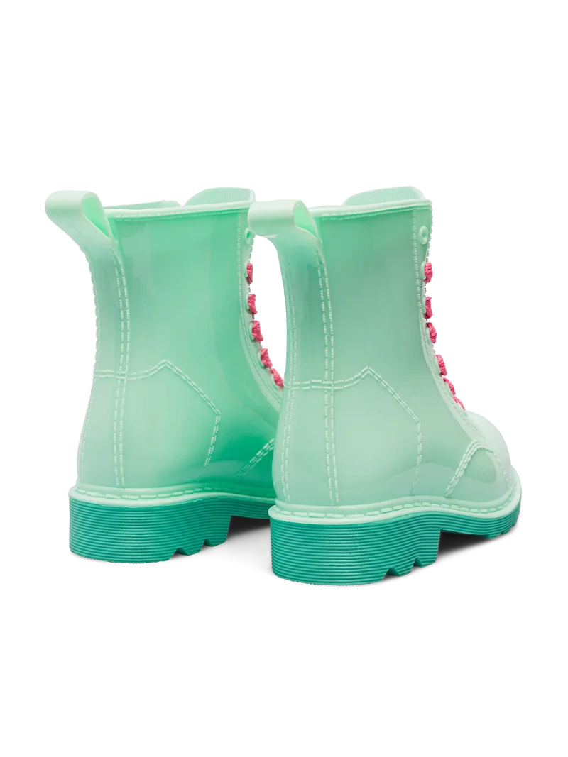 Helle Minze Regenstiefel für Kinder