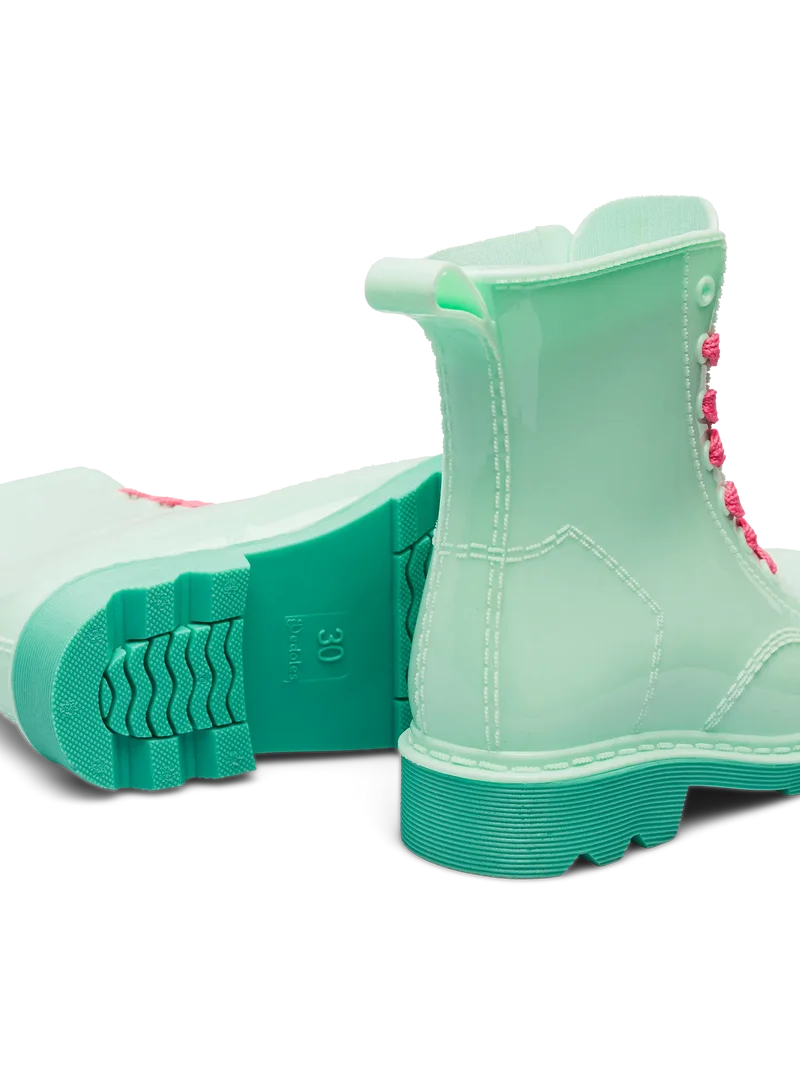 Helle Minze Regenstiefel für Kinder