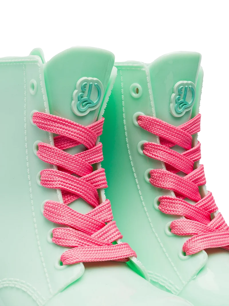 Helle Minze Regenstiefel für Kinder