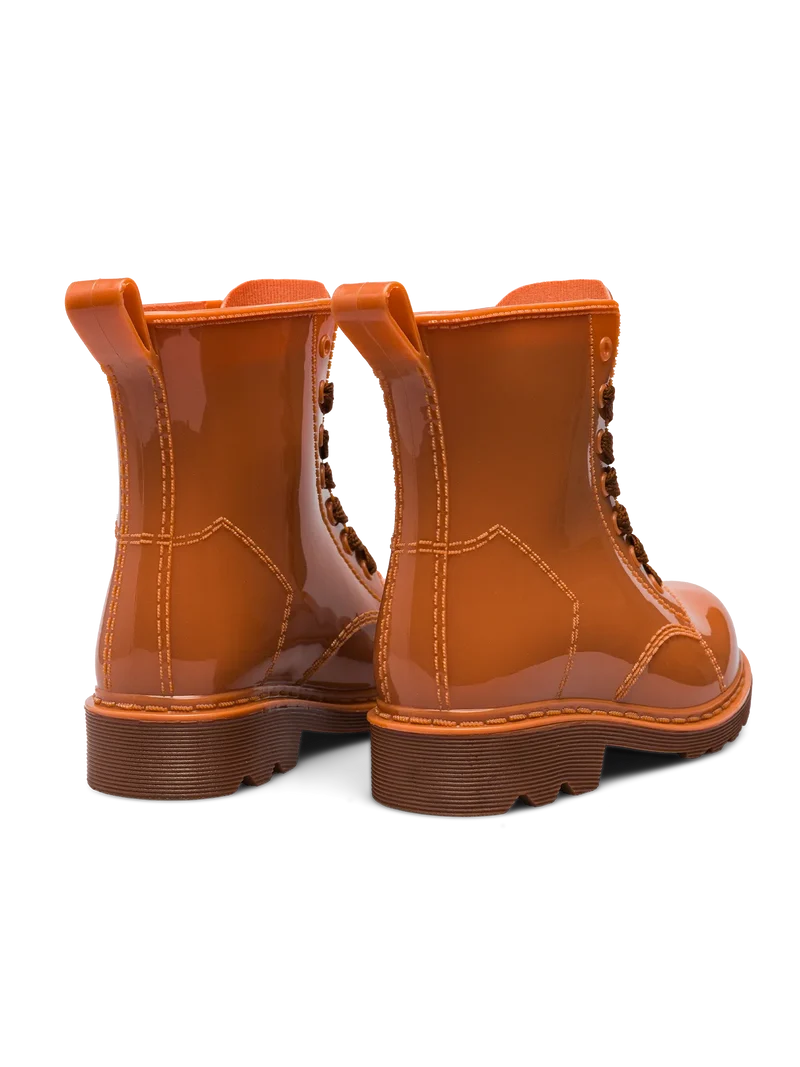 Haselnussbraune Regenstiefel für Kinder