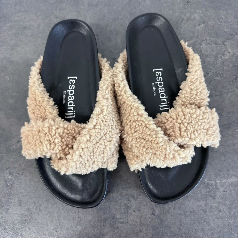 Espadrij l´originale Sandalette "CLAQUETTE FURRY"
