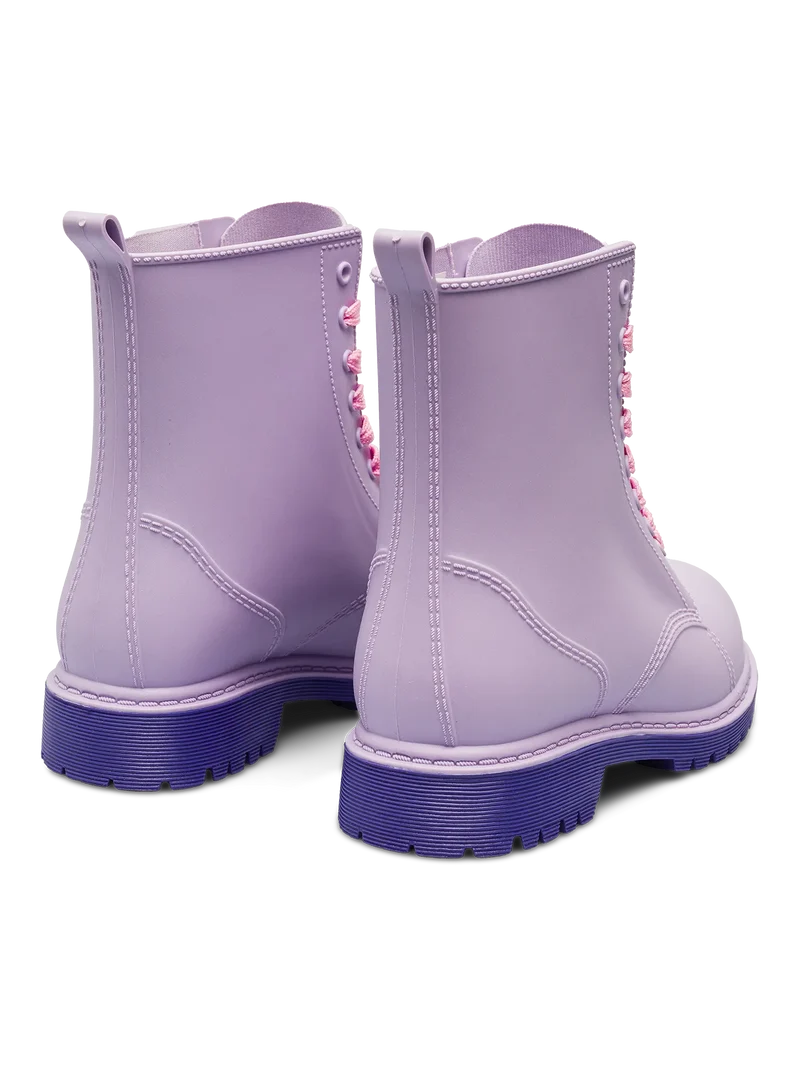 Hellviolette Regenstiefel für Frauen