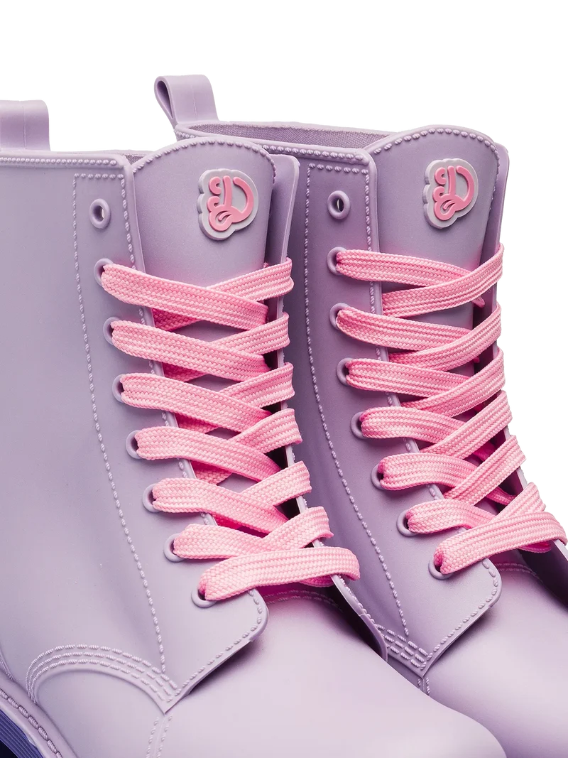 Hellviolette Regenstiefel für Frauen