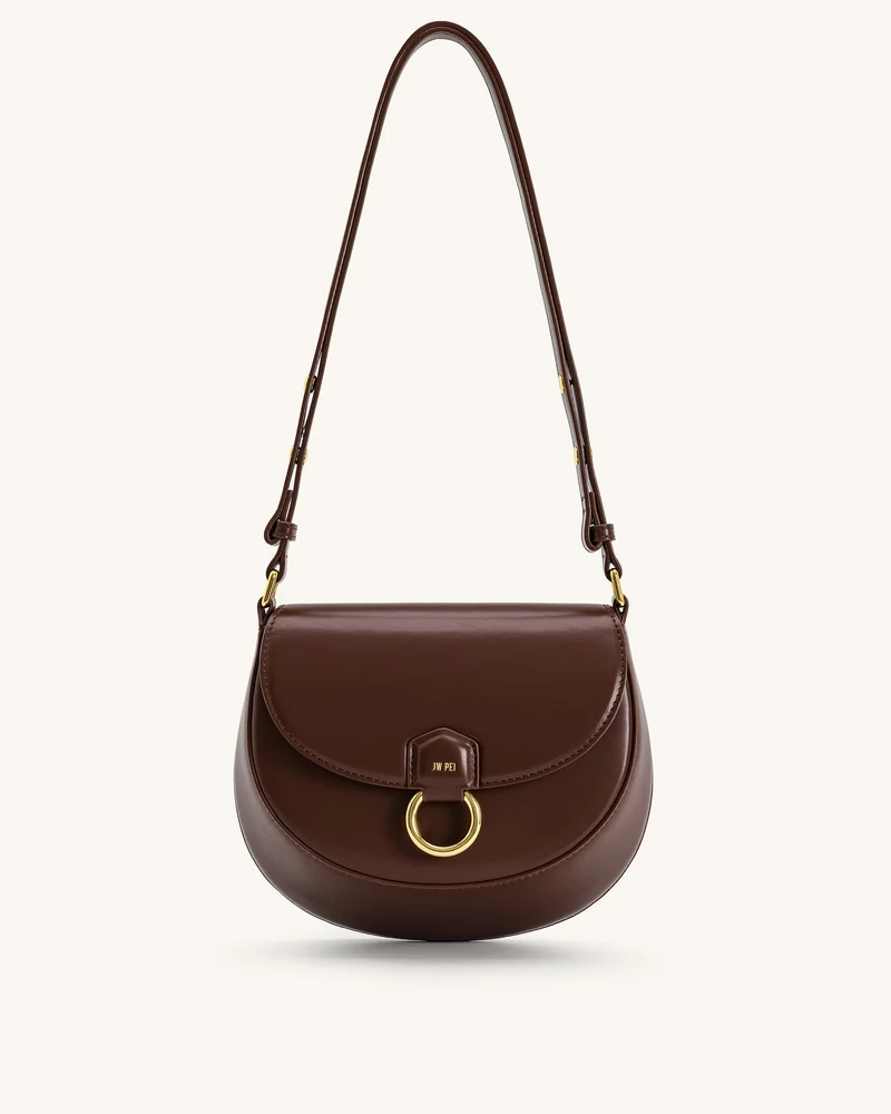 Diana Ringklappen-Satteltasche - Braun