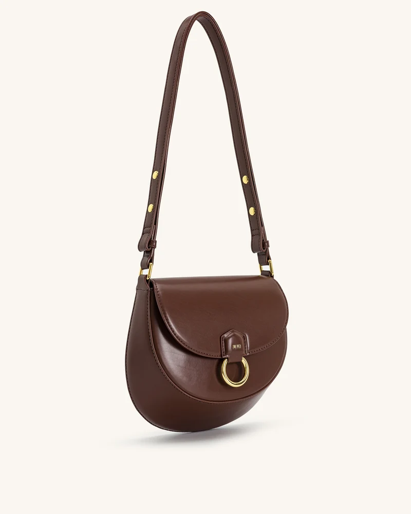 Diana Ringklappen-Satteltasche - Braun