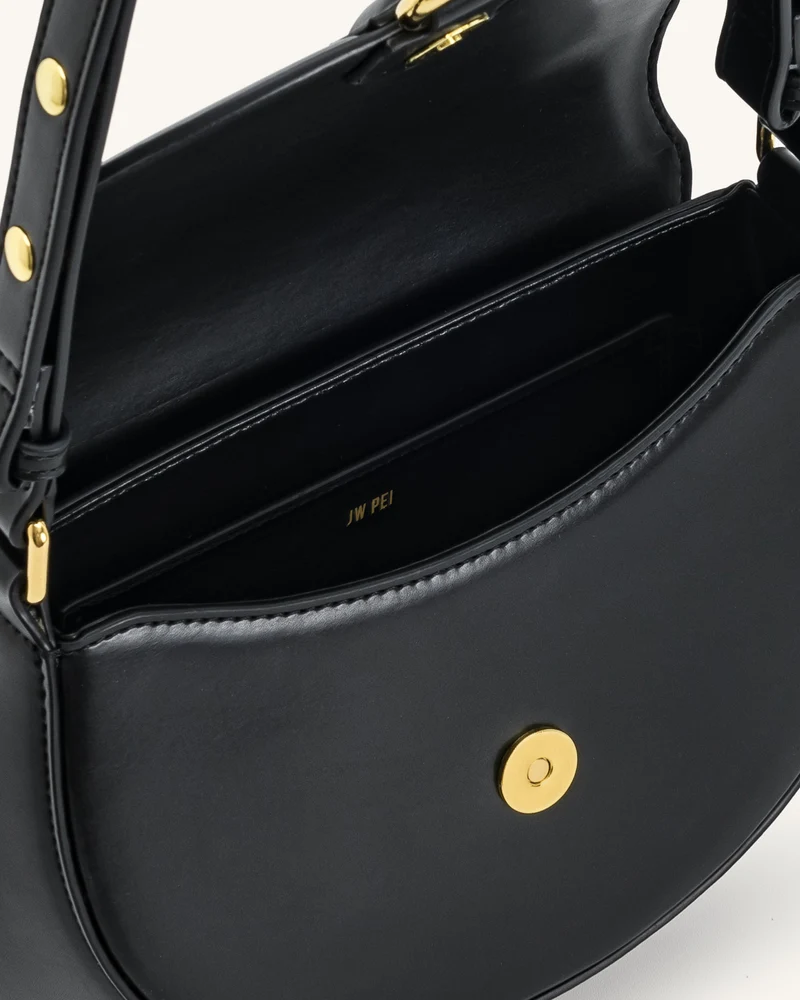 Diana Ringklappen-Satteltasche - Schwarz