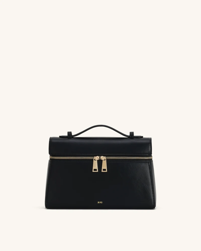 Thea Große Henkeltasche - Schwarz