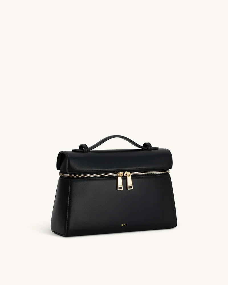 Thea Große Henkeltasche - Schwarz