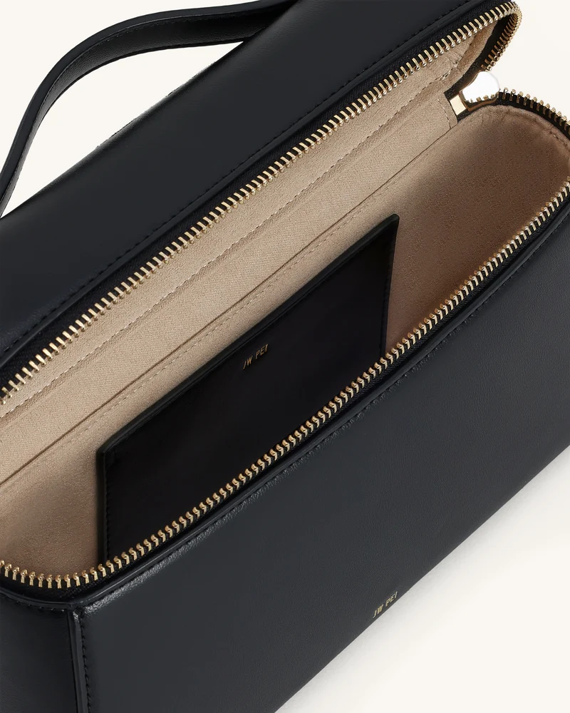 Thea Große Henkeltasche - Schwarz
