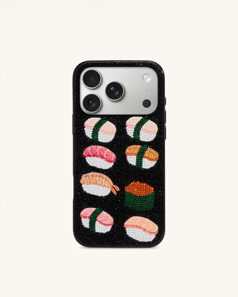 Sushi Handyhülle - Mehrfarbig Schwarz