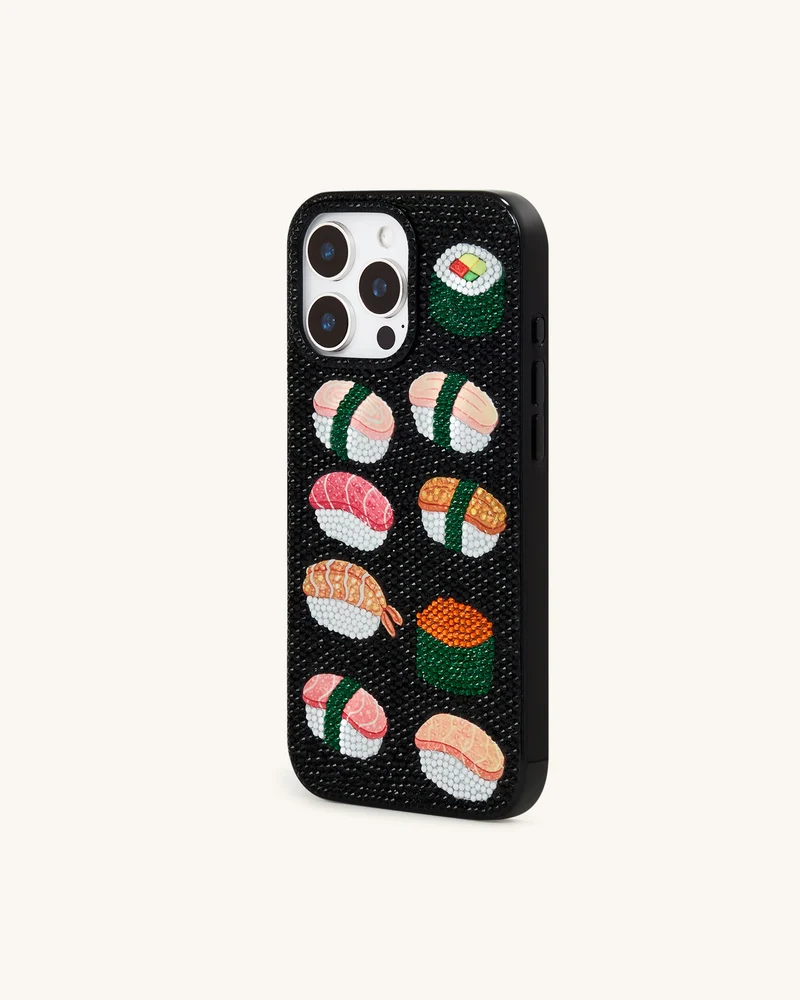 Sushi Handyhülle - Mehrfarbig Schwarz