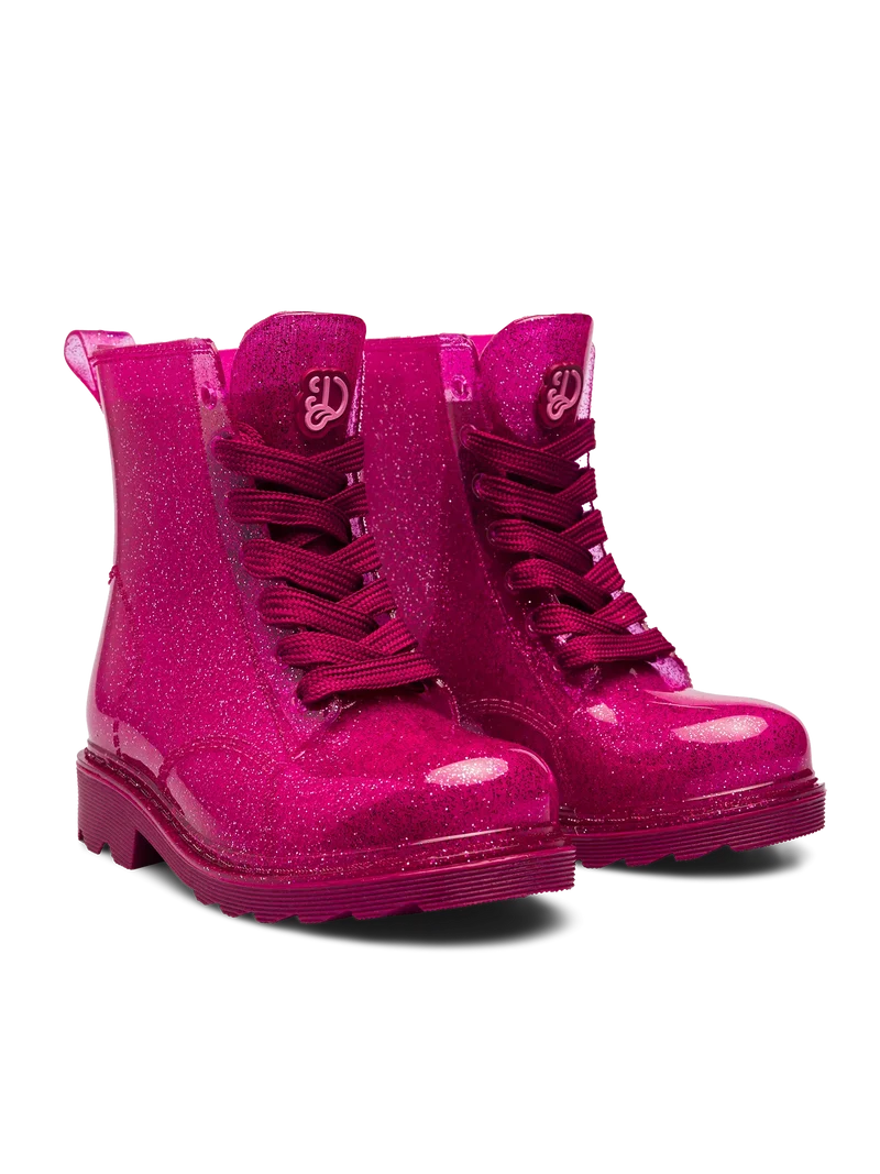 Rosa Glitzer Regenstiefel für Kinder