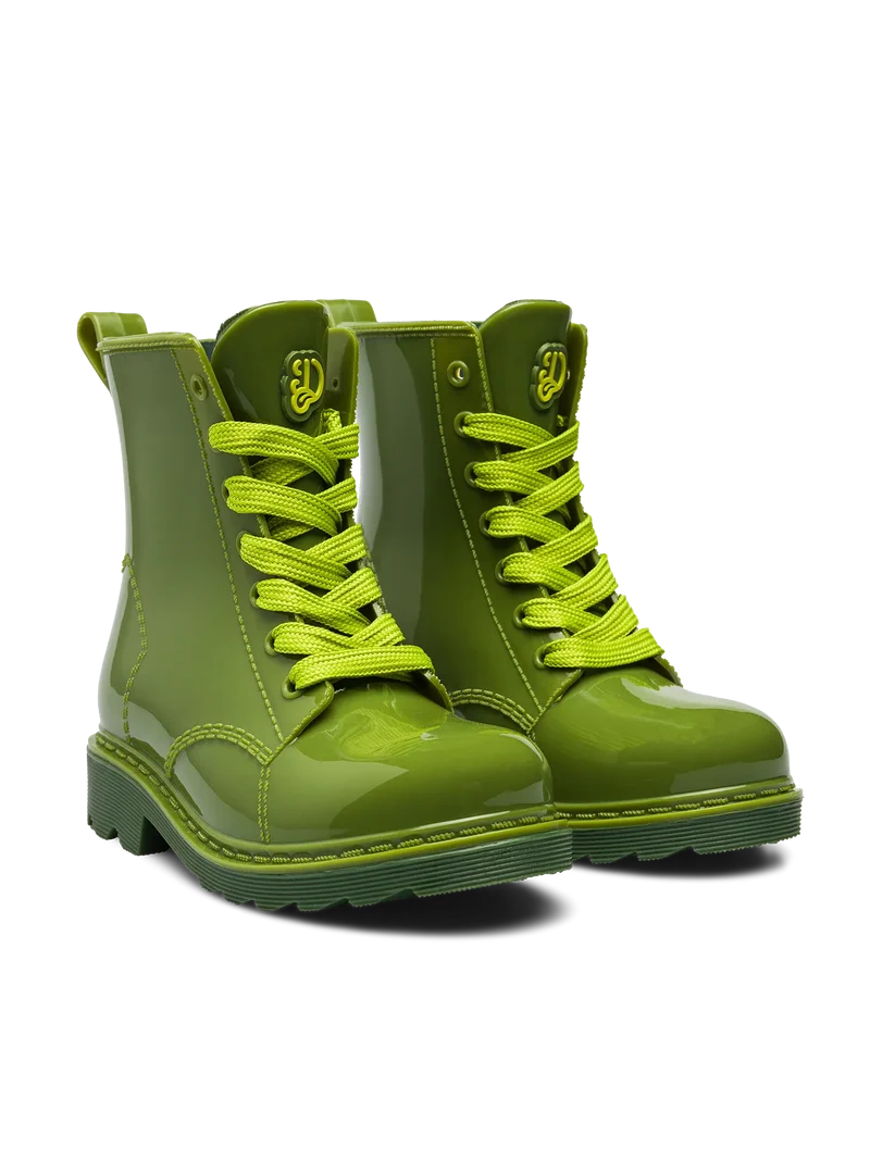 Zederngrüne Regenstiefel für Kinder