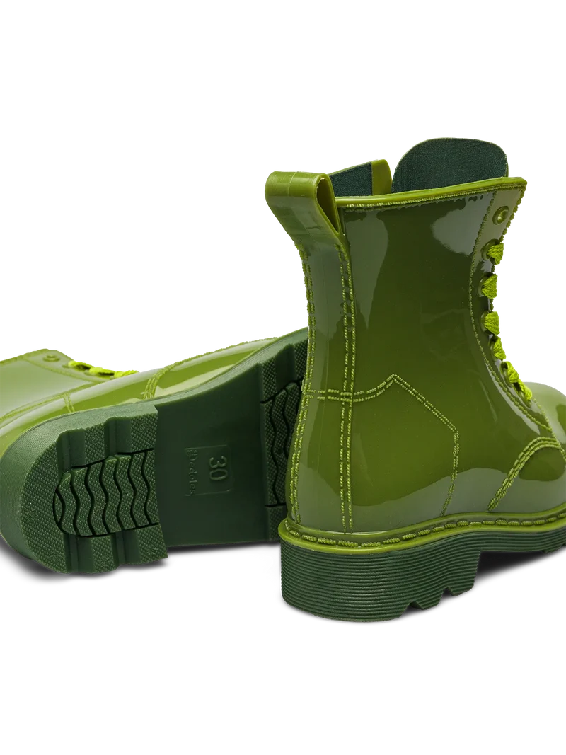 Zederngrüne Regenstiefel für Kinder