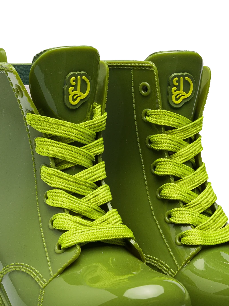 Zederngrüne Regenstiefel für Kinder
