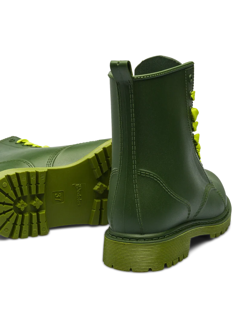 Zederngrüne Regenstiefel für Frauen