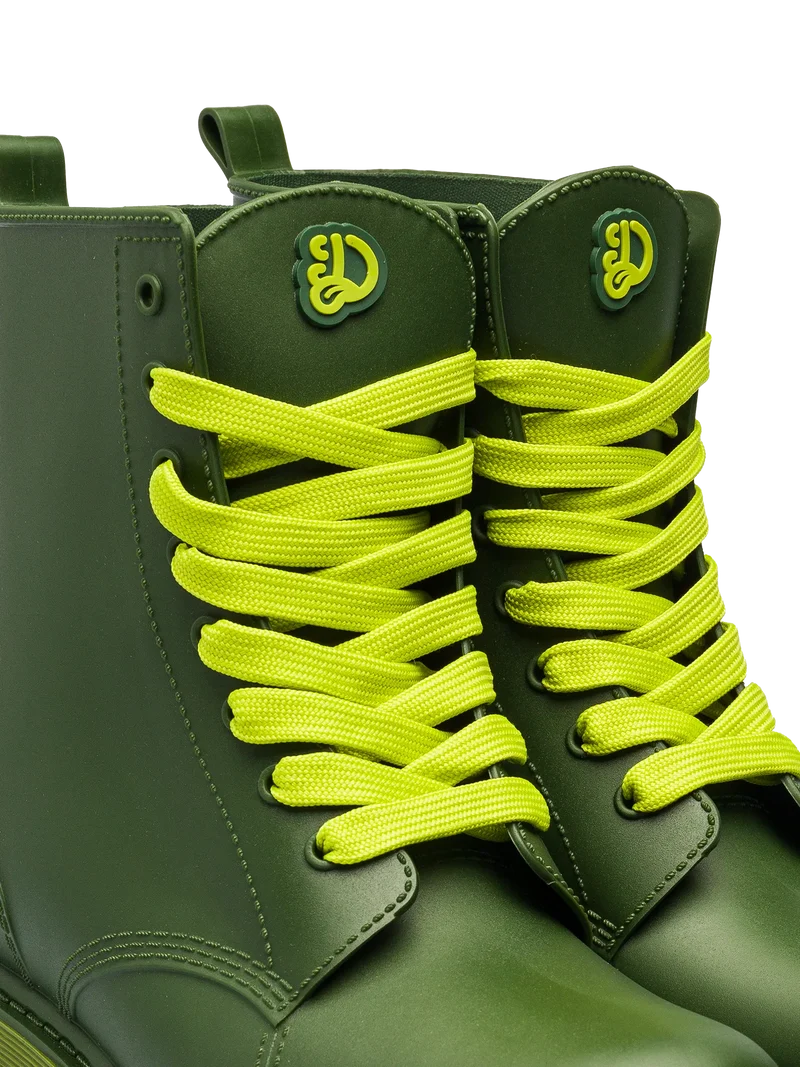 Zederngrüne Regenstiefel für Frauen