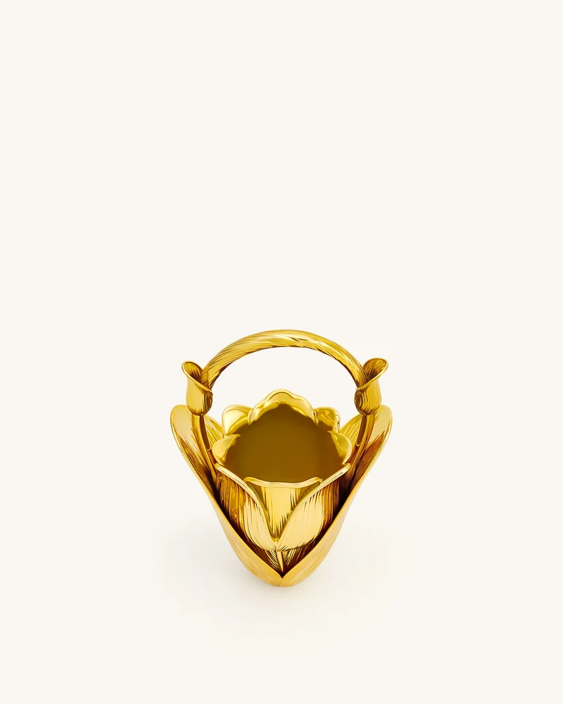 Ella Tulpenvasen-Henkeltasche - Gold